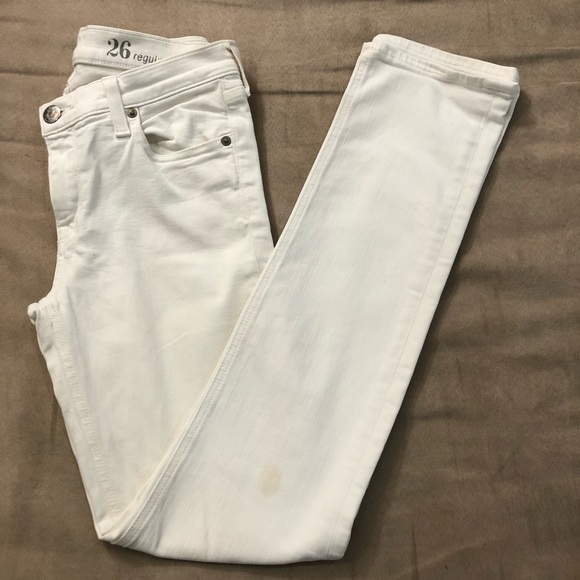 J.Crew women’s white “matchstick” Jean size 26 regular - Picture 3 of 11